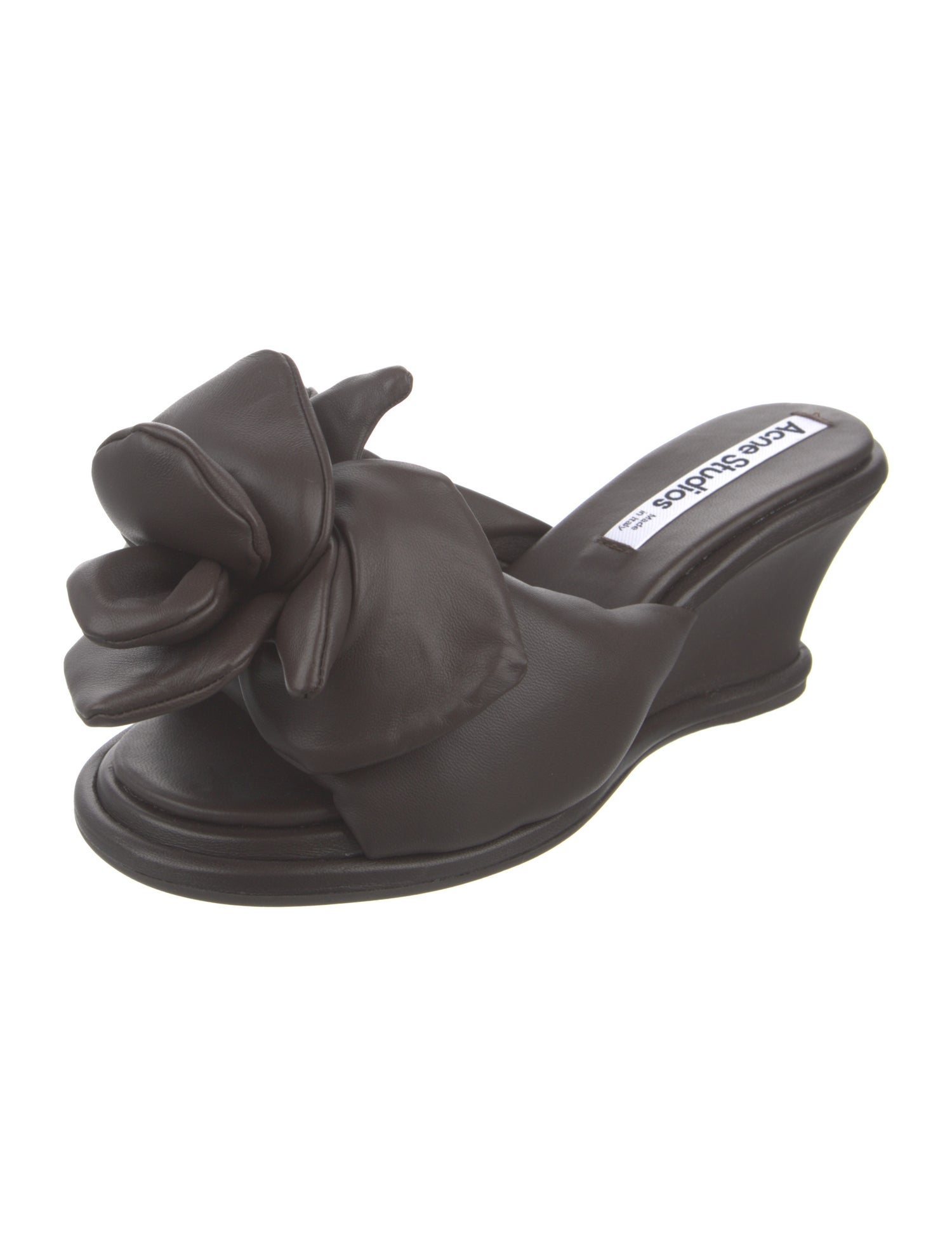 Acne Studios Leather Slides